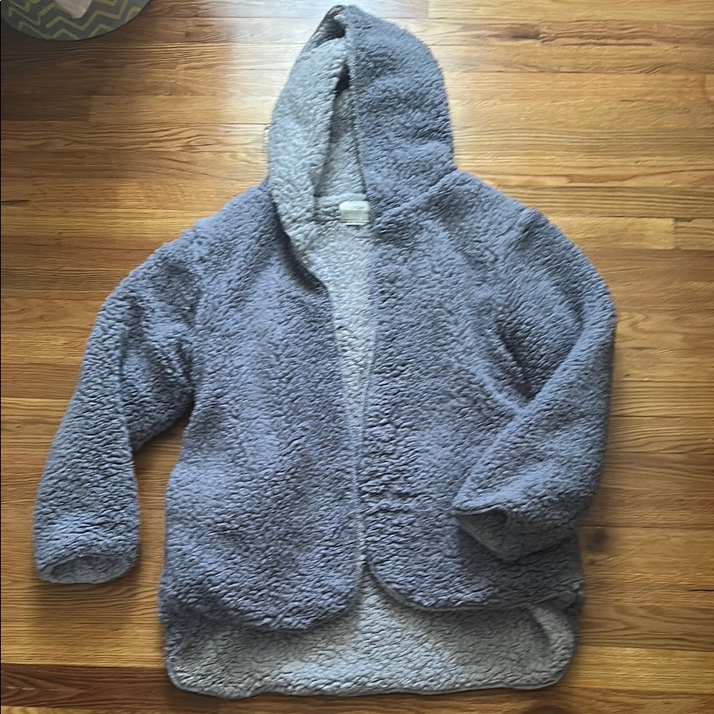Urban Outfitters purple Sherpa jacket  with Hood